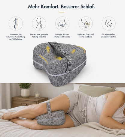 Orthopädisches Seitenschläfer Kniekissen