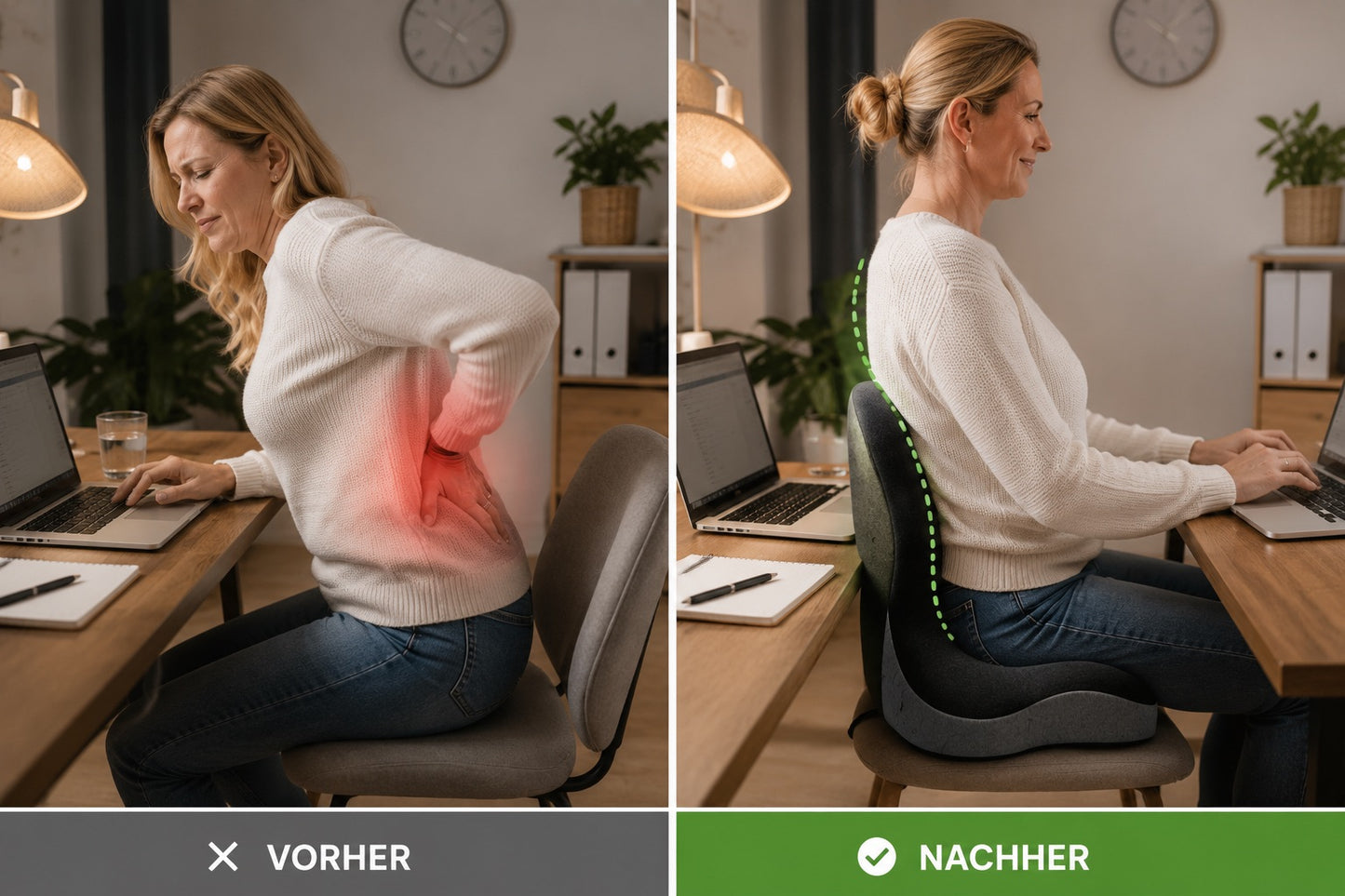Ergonomisches Sitzkissen