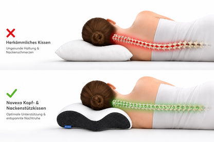 Orthopädisches Kopf- & Nackenstützkissen
